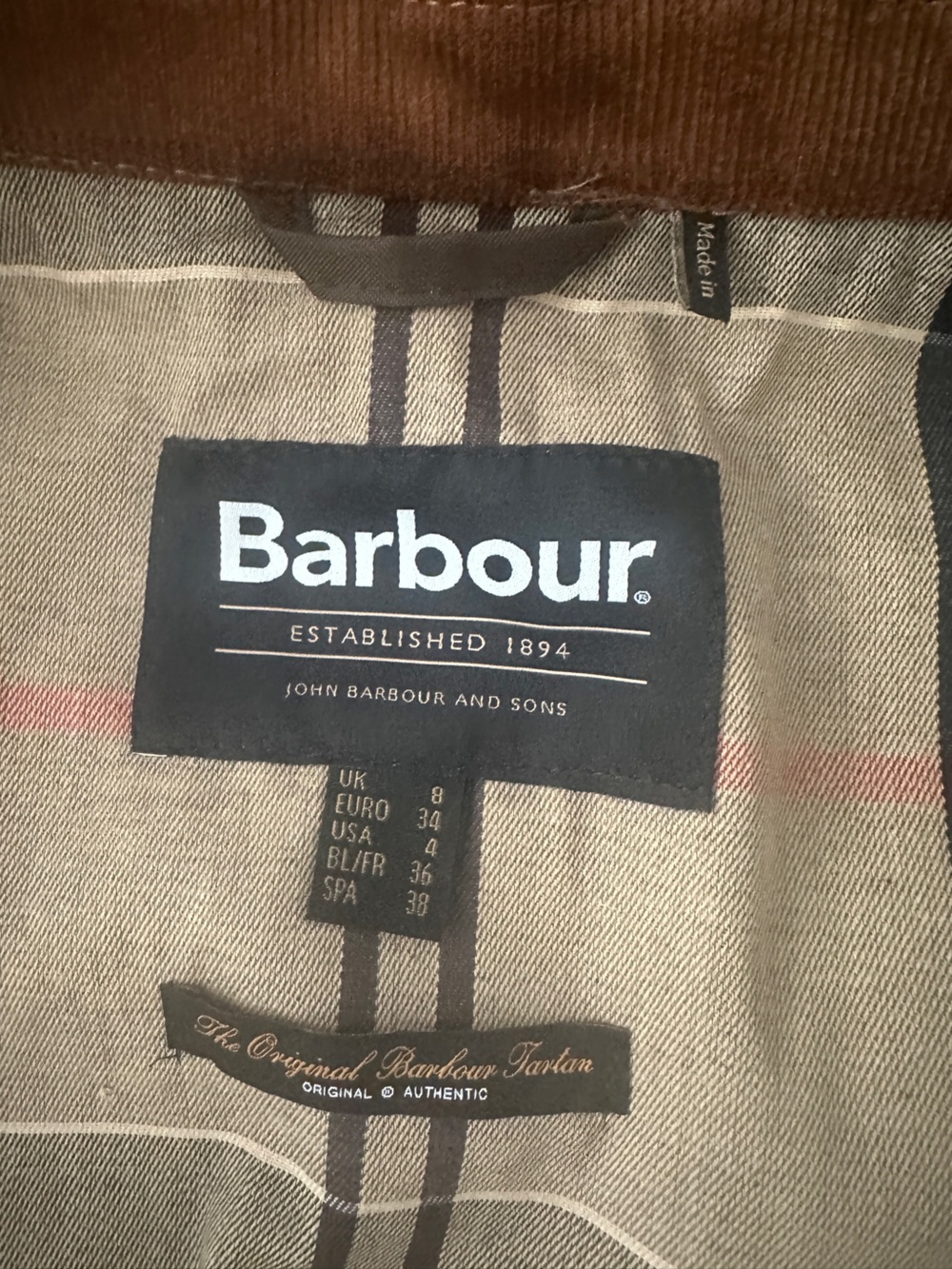 Barbour Olive Highclere Wax Jacket - Picture 3 of 4